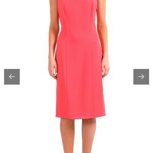 Elegant Pink Sleeveless Dress